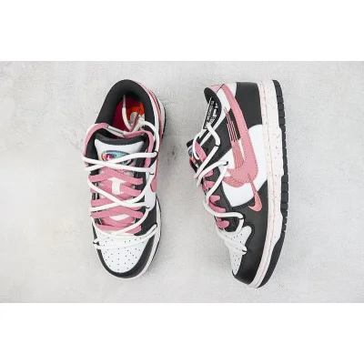 Nike Dunk Low "Black/Pink/Multiple Swooshes" фото № 6 Nike Dunk Low "Black/Pink/Multiple Swooshes" фото № 6