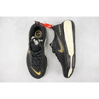 Nike ZoomX Invincible Run Flyknit 3 "Black/Gold" фото № 6