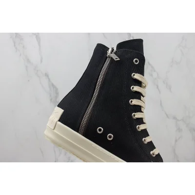 Rick Owens DRKSHDW High-Top "Zipped Black" фото № 3