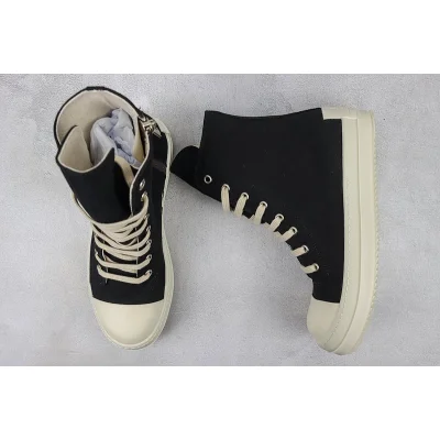 Rick Owens DRKSHDW High-Top "Zipped Black" фото № 7