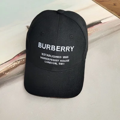 Кепка Burberry With Text Accompaniment "Black" фото № 4