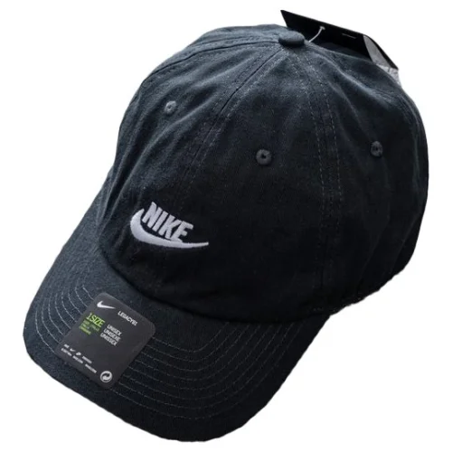 Кепка Nike With Text Logo "Black/White"