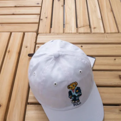 Бейсболка Polo Ralph Lauren Bear Glasses "White" фото № 4