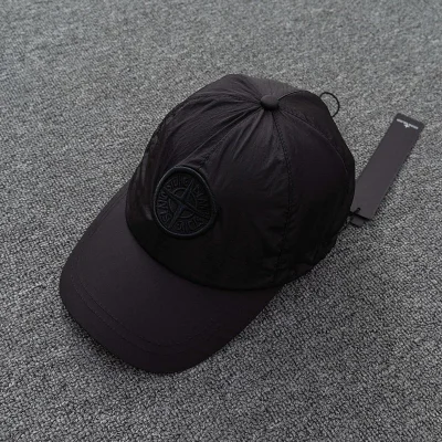 Кепка Stone Island Embroidered Logo Front "Black" фото № 8