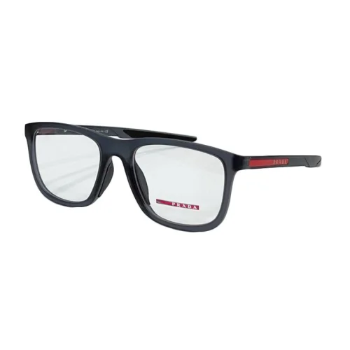 Оправа для очков Prada Square Frame With Line And Logo Side "Gray"