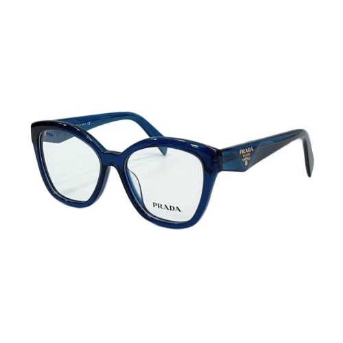 Оправа для очков Prada Rounded Square Form And Logo On Temples "Light Blue"