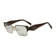 Оправа для очков Prada Rectangle Shaped With Top Colorful Stripes "Brown"