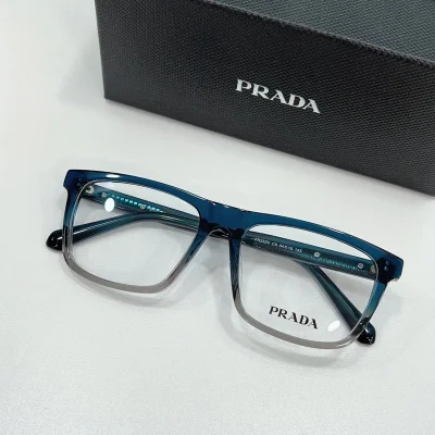 Оправа для очков Prada Frame With Logo Inside Red Figure "Blue/Gray" фото № 2