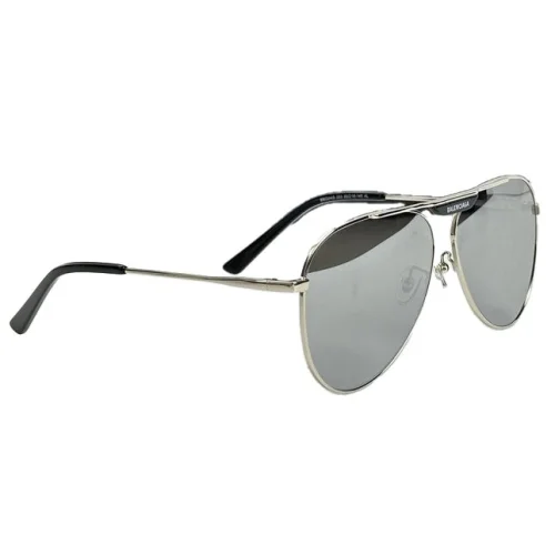 Солнцезащитные очки Balenciaga Aviator Shaped Decorated By Logo On Bridge Of The Nose "Gray"