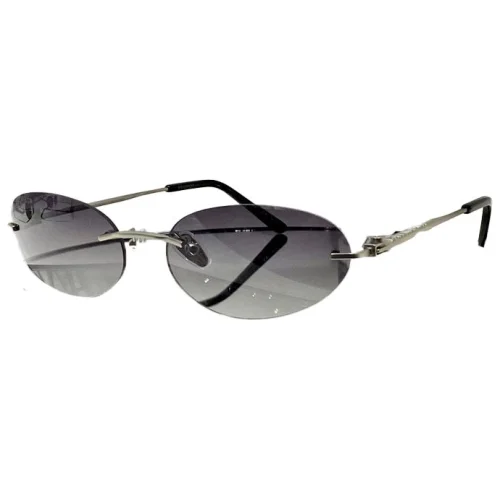 Солнцезащитные очки Balenciaga No Frame Thin Temples "Black/Gray"