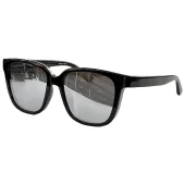 Солнцезащитные очки Balenciaga White Logo Inscription On Frame Side "Black/Gray"