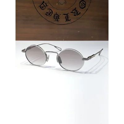 Солнцезащитные очки Chrome Hearts Round Form With Thin Frame "Gray/Silver" фото № 2 Солнцезащитные очки Chrome Hearts Round Form With Thin Frame "Gray/Silver" фото № 2