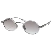 Солнцезащитные очки Chrome Hearts Round Form With Thin Frame "Gray/Silver"