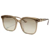 Солнцезащитные очки Chrome Hearts Decorated Temples WIth Logo "Brown"