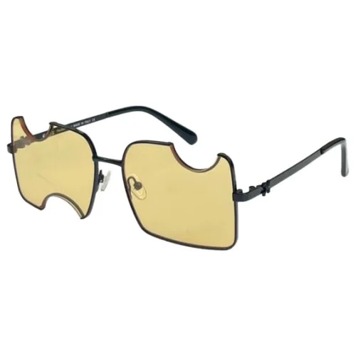 Солнцезащитные очки Off White Cut Out Shaped "Yellow"