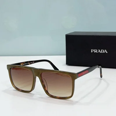 Солнцезащитные очки Prada Rectangle Shaped Colorful Frame With Inscription "Green/Brown" фото № 2 Солнцезащитные очки Prada Rectangle Shaped Colorful Frame With Inscription "Green/Brown" фото № 2
