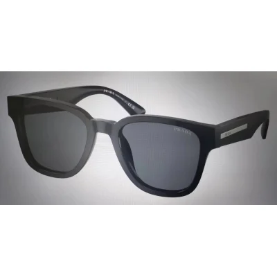 Солнцезащитные очки Prada Frame Decorated By Figure With Logo "Black" фото № 3