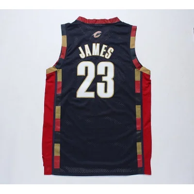Баскетбольная Джерси Adidas Cleveland Cavaliers №23 LeBron James "Black" фото № 7