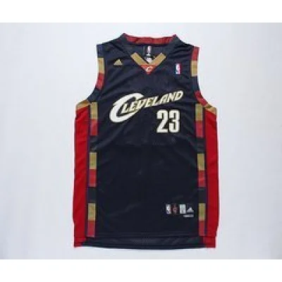 Баскетбольная Джерси Adidas Cleveland Cavaliers №23 LeBron James "Black" фото № 6