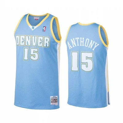 Баскетбольная Джерси Mitchell And Ness X NBA Denver Nuggets №15 Nikola Jokic "Blue" фото № 2