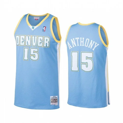 Баскетбольная Джерси Mitchell And Ness X NBA Denver Nuggets №15 Nikola Jokic "Blue"