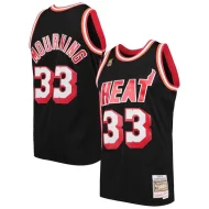 Баскетбольная Джерси NBA Miami Heat №33 Alonzo Mourning "Black"