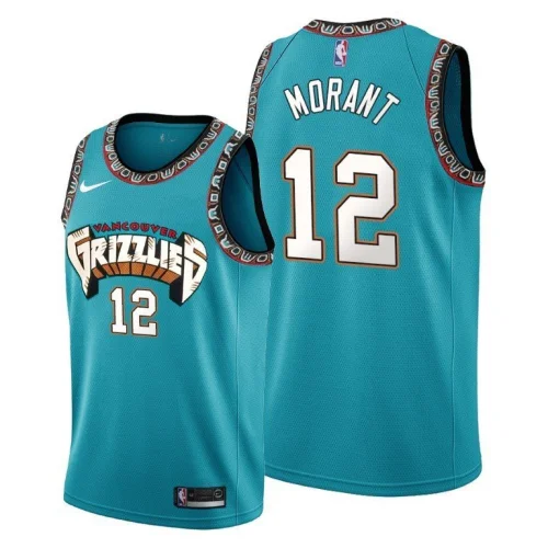 Баскетбольная Джерси Nike Memphis Grizzlies 19-20 №12 Ja Morant "Turquoise"