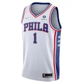 Баскетбольная Джерси Nike Philadelphia 76ers 21-22 №1 James Harden "White"