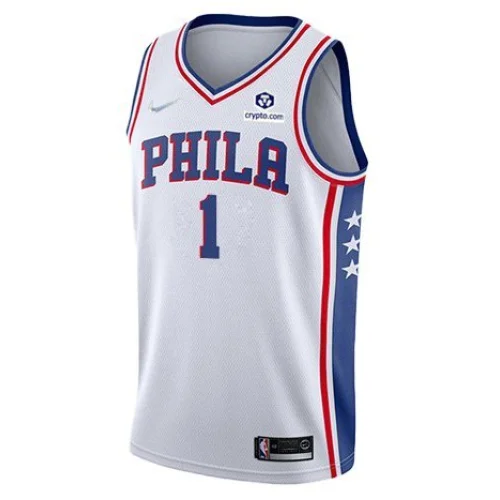 Баскетбольная Джерси Nike Philadelphia 76ers 21-22 №1 James Harden "White"