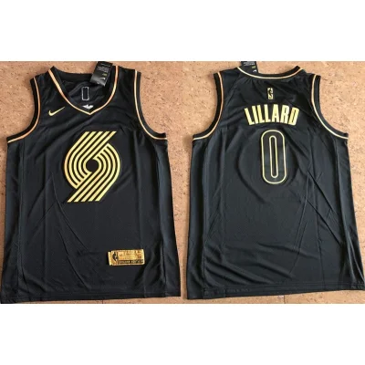 Баскетбольная Джерси Nike Portland Trail Blazers №0 Damian Lillard "Black" фото № 3 Баскетбольная Джерси Nike Portland Trail Blazers №0 Damian Lillard "Black" фото № 3
