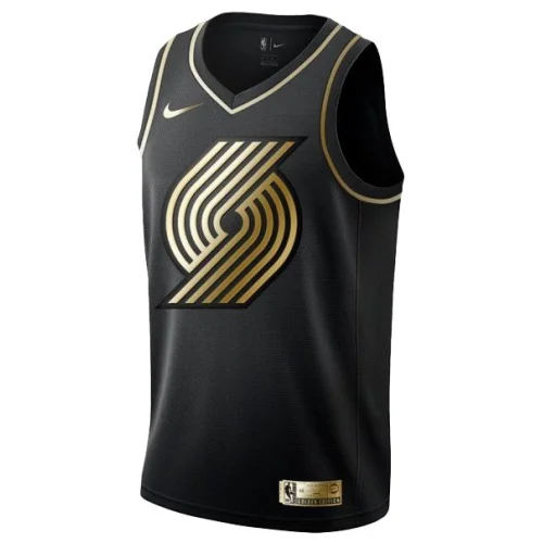 Баскетбольная Джерси Nike Portland Trail Blazers №0 Damian Lillard "Black"