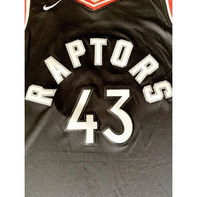 Баскетбольная Джерси Nike Toronto Raptors 18-19 №43 Pascal Siakam "Black" фото № 2