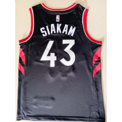 Баскетбольная Джерси Nike Toronto Raptors 18-19 №43 Pascal Siakam "Black" фото № 3