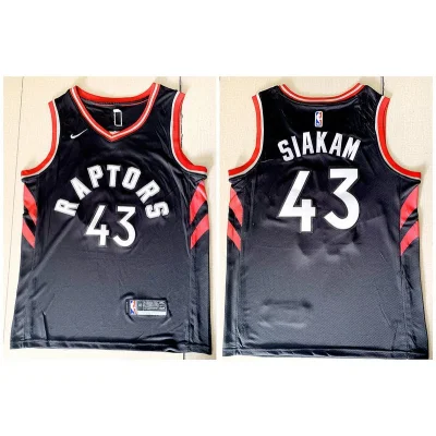 Баскетбольная Джерси Nike Toronto Raptors 18-19 №43 Pascal Siakam "Black" фото № 5
