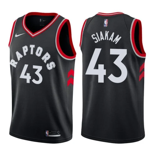 Баскетбольная Джерси Nike Toronto Raptors 18-19 №43 Pascal Siakam "Black"