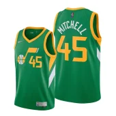 Баскетбольная Джерси Nike Utah Jazz 21 №45 Donovan Mitchell "Green"
