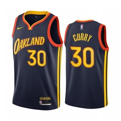 Баскетбольная Джерси Nike Golden State Warriors 20-21 №30 Stephen Curry "Black" фото № 5
