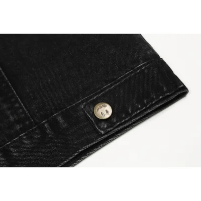 Джинсовая Куртка Drew House With Soft Smiley Face "Black" фото № 4