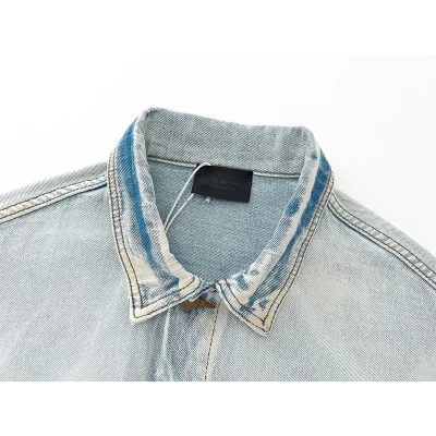 Джинсовая Куртка Fear Of God With Buttons "Blue" фото № 8