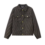 Джинсовая Куртка Fendi X Versace Hybrid "Brown/Black"