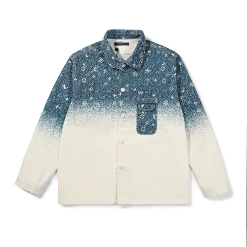 Джинсовая Куртка Louis Vuitton Mixing Colors "Cream/Blue"