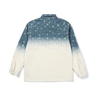 Джинсовая Куртка Louis Vuitton Mixing Colors "Cream/Blue" фото № 7