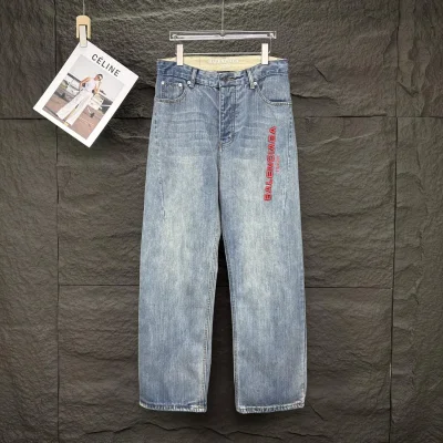 Джинсы Balenciaga Denim "Blue Block" фото № 2