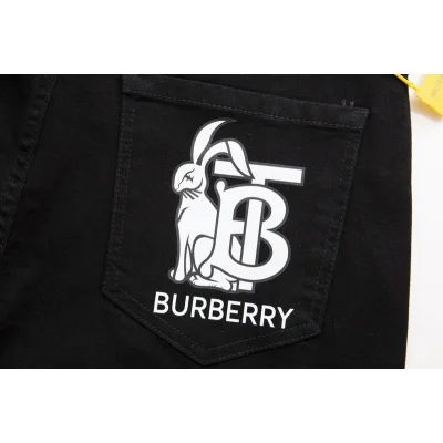 Джинсы Burberry With Rabbit And Logo On The Pocket "Black" фото № 3