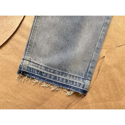 Джинсы Celine Leaky Knees "Blue" фото № 2