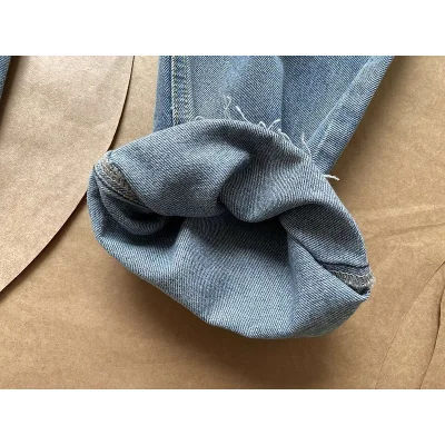 Джинсы Celine Leaky Knees "Blue" фото № 8