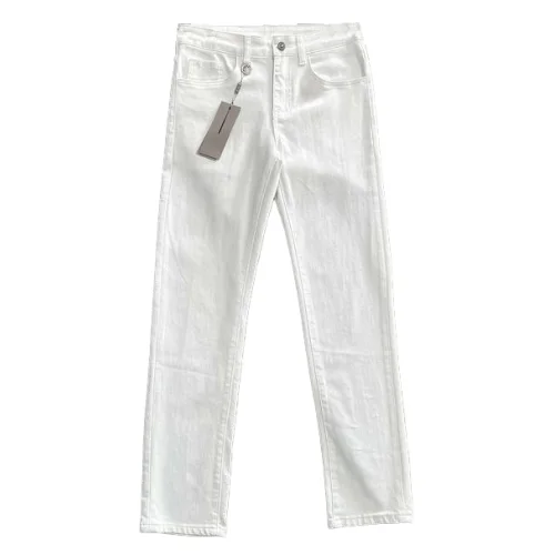 Джинсы Christian Dior Backside Silver Insect "White"