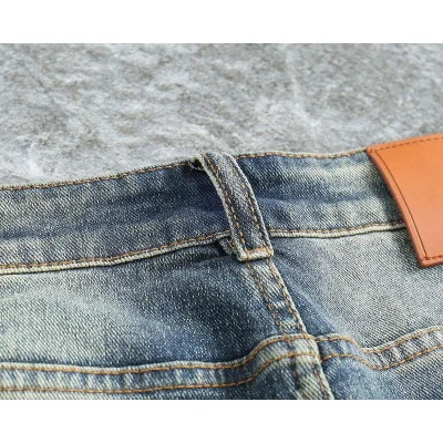 Джинсы Christian Dior White Insect Dior "Blue" фото № 2