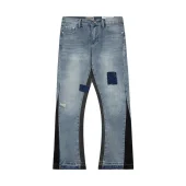 Джинсы Gallery Dept Straight With Patches "Blue"