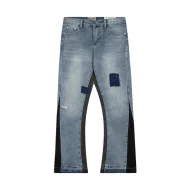 Джинсы Gallery Dept Straight With Patches "Blue"